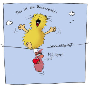 Comic zum Thema Balance